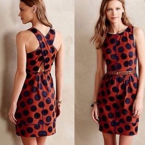 Anthropologie Maeve Polka Dot Dress NWT